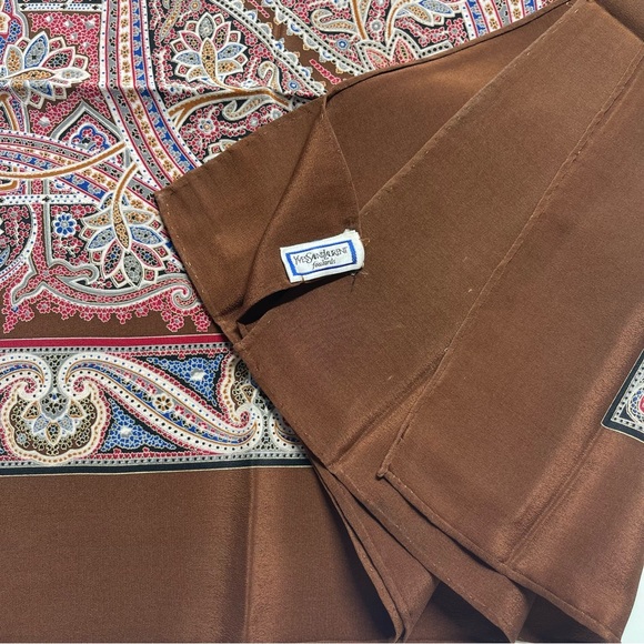 YvesSaintLaurent Vintage Silk Scarf - Picture 6 of 9
